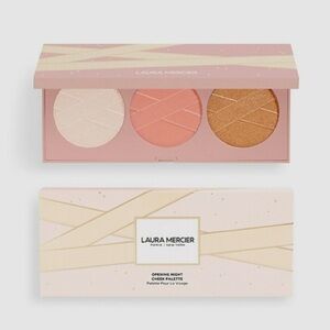 Laura Mercier Blush Palette with White, Pink, and Gold Shades
